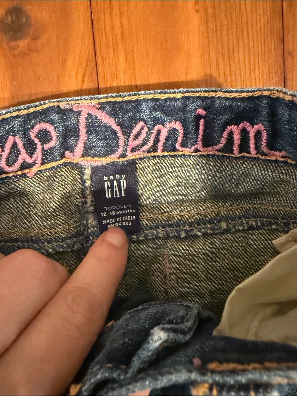 2 Piece Bundle Baby Gap Denim Mini Skirt & Old Navy Pink Tank 12-18 Months